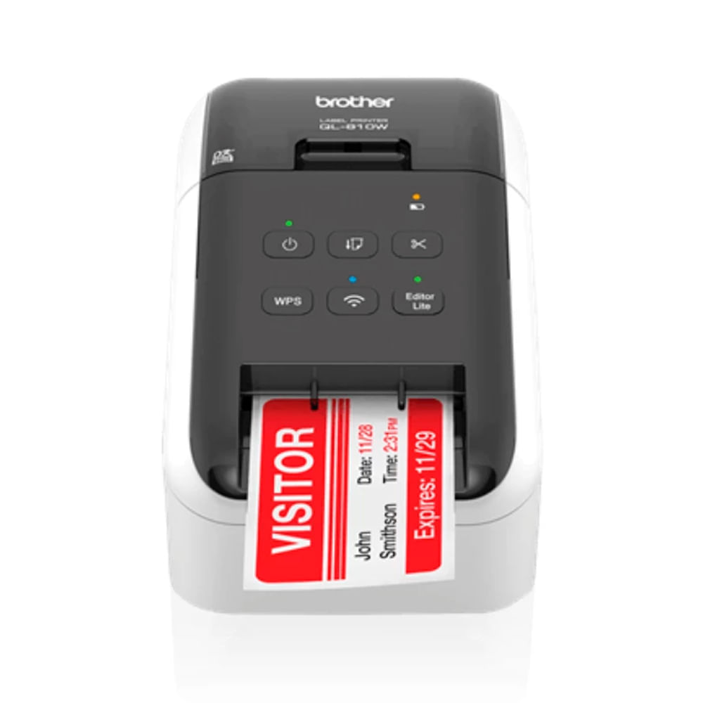 Etiquetadora Brother QL-810W, Wi-Fi, blanco